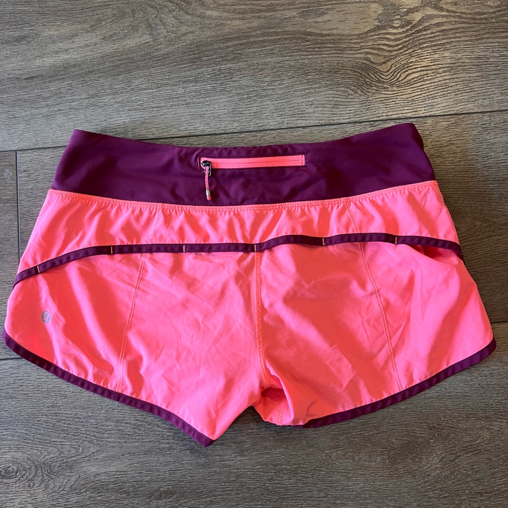 Lululemon speed shorts 2.5 low rise